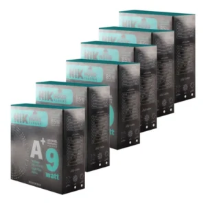 لامپ هالوژن ال ای دی 9 وات نیک نور پارسیان مدل 1001 مجموعه 6 عددی