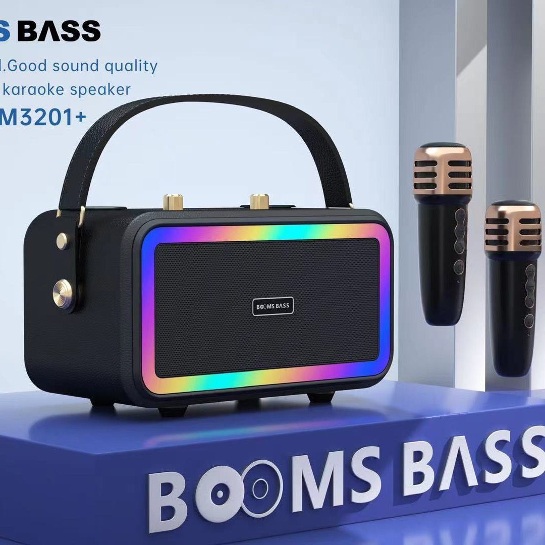 اسپیکر بلوتوثی قابل حمل مدل +Boom Bass M3201