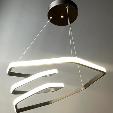 لوستر مدرن 6 ضلعی نیک نور پارسیان کد Nik0804