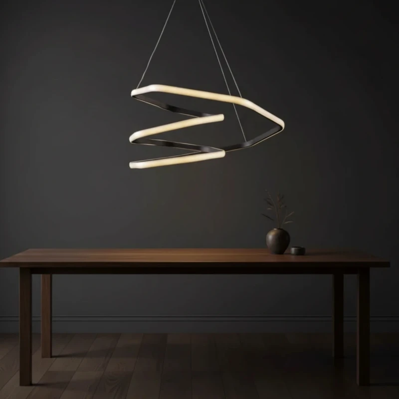 لوستر مدرن 6 ضلعی نیک نور پارسیان کد Nik0804